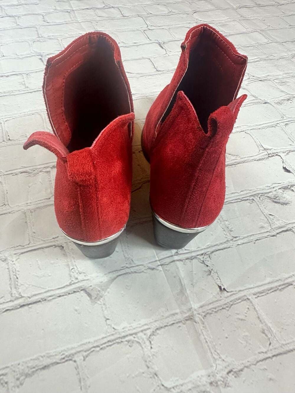 Journee Collection Issla Side Slit Block Heel Western Booties - Picture 3 of 10
